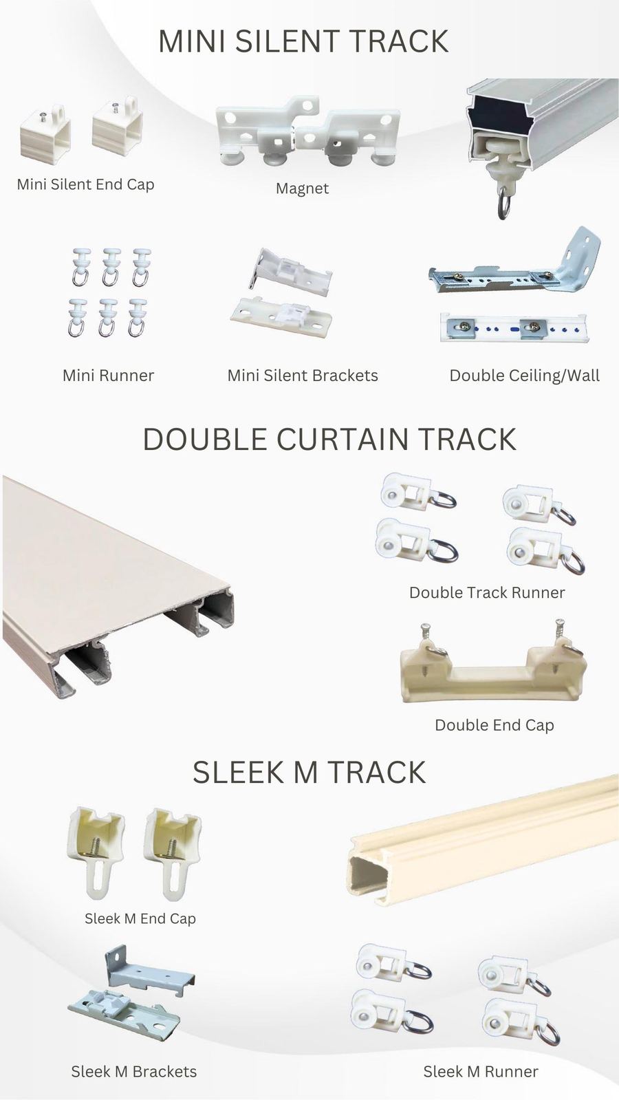 Mini Silent / Double / Sleek M Track