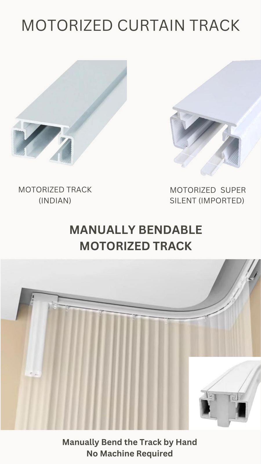 Motorized Curtain Track
